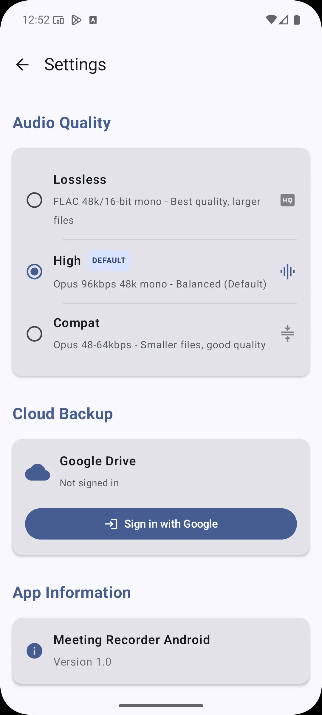 Meeting Recorder App screenshot 3