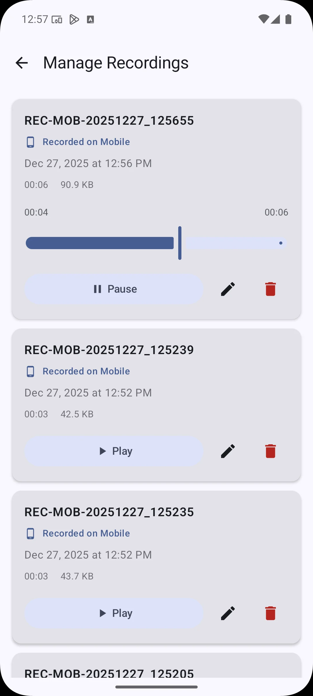 Meeting Recorder App screenshot 5
